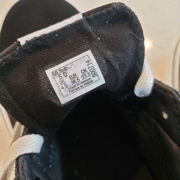 Espadrilles WARD, noir/blanc VANS - YOUTH 5 - Picture 6 of 8